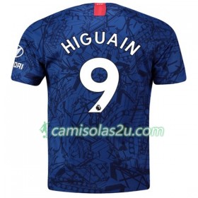 Camisolas de Futebol Chelsea HIGUAIN 9 Equipamento Principal 2019/20 Manga Curta